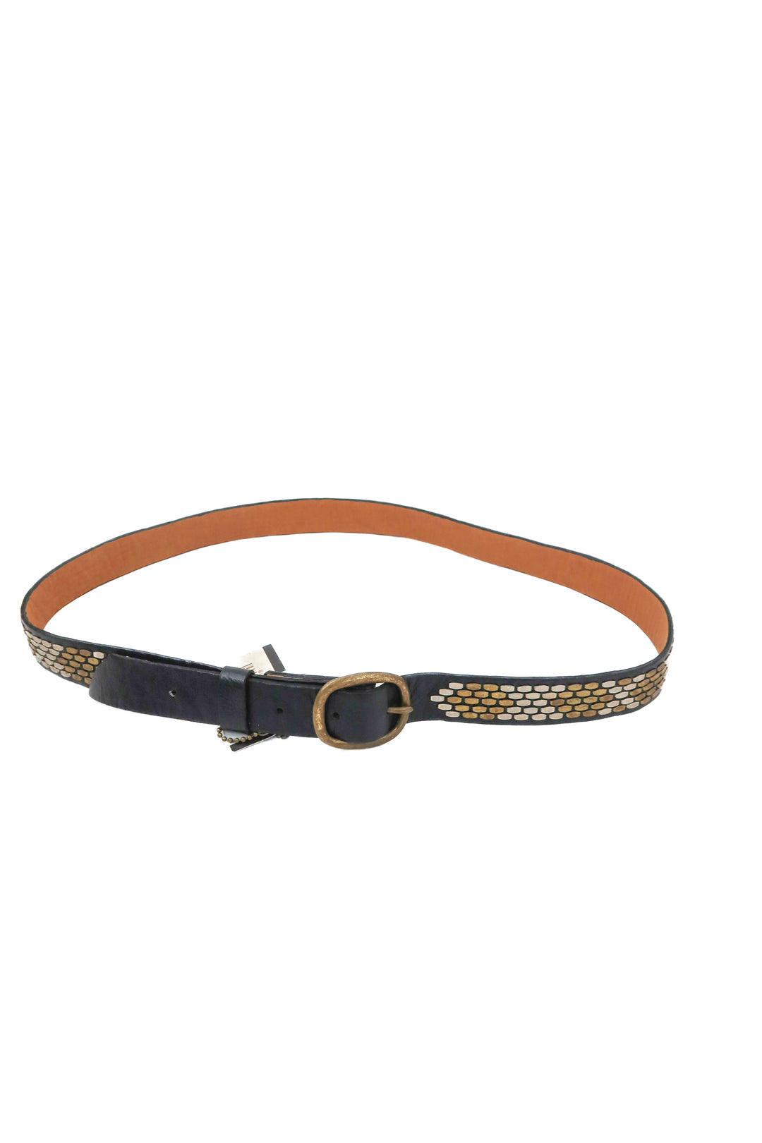 colleen cordero black studded belt NWT (36; retails $218)