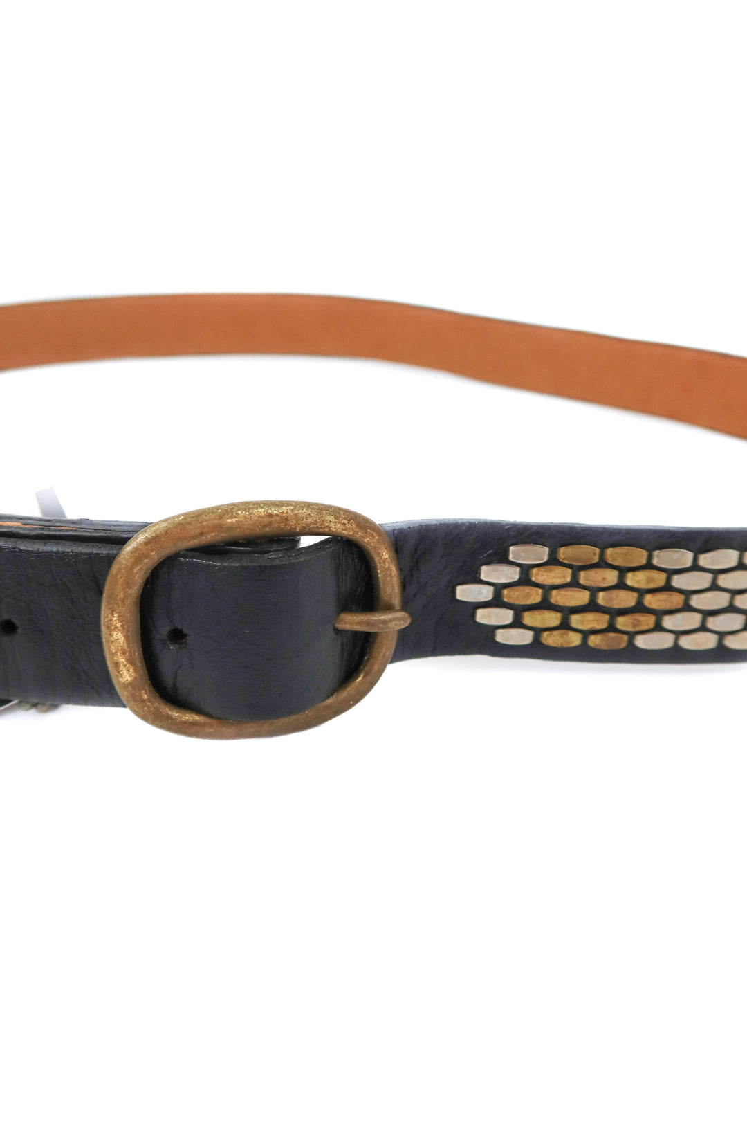 colleen cordero black studded belt NWT (36; retails $218)