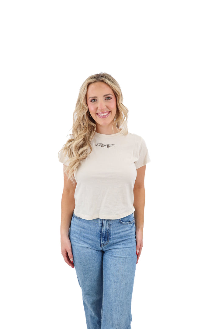 tevel cream tee (M)
