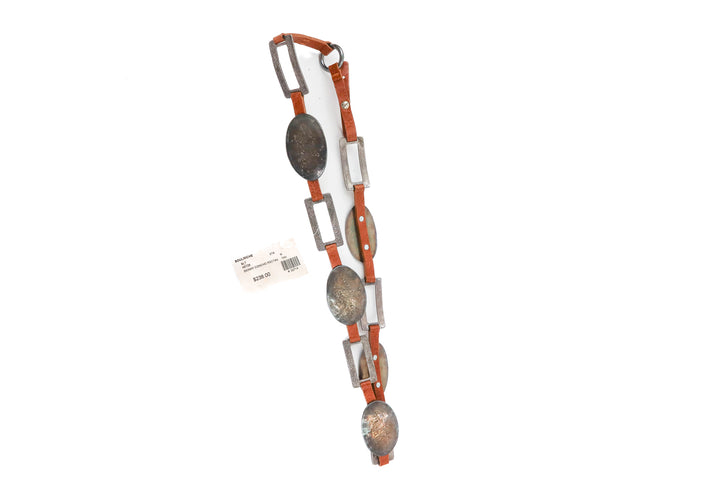 boulmiche brown/silver belt NWT (m; retail $238)