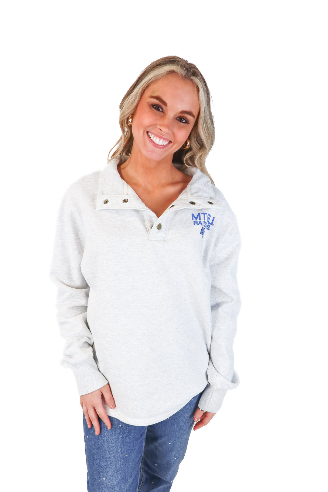 League grey MTSU Sweatshirt (M; retails $70)