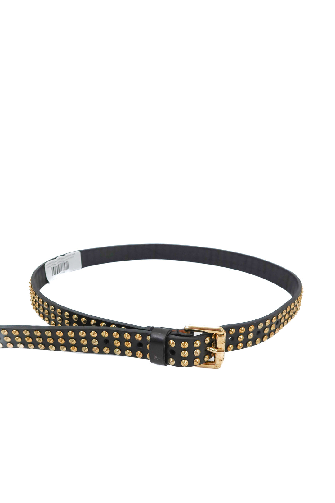 monika chiang black/gold studded belt