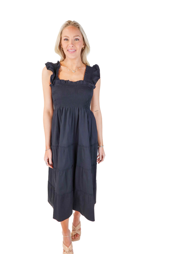 SOLD: hill house black nap dress (xs; retail $178)