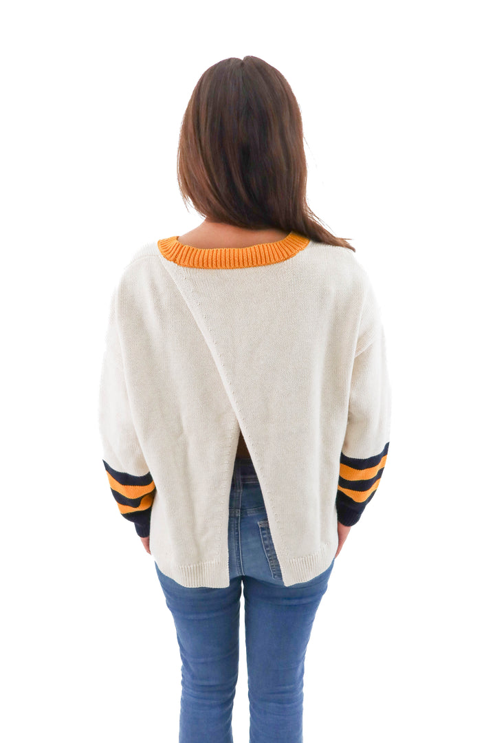 525 america ecru spring sweater nwt (M; retail $129)