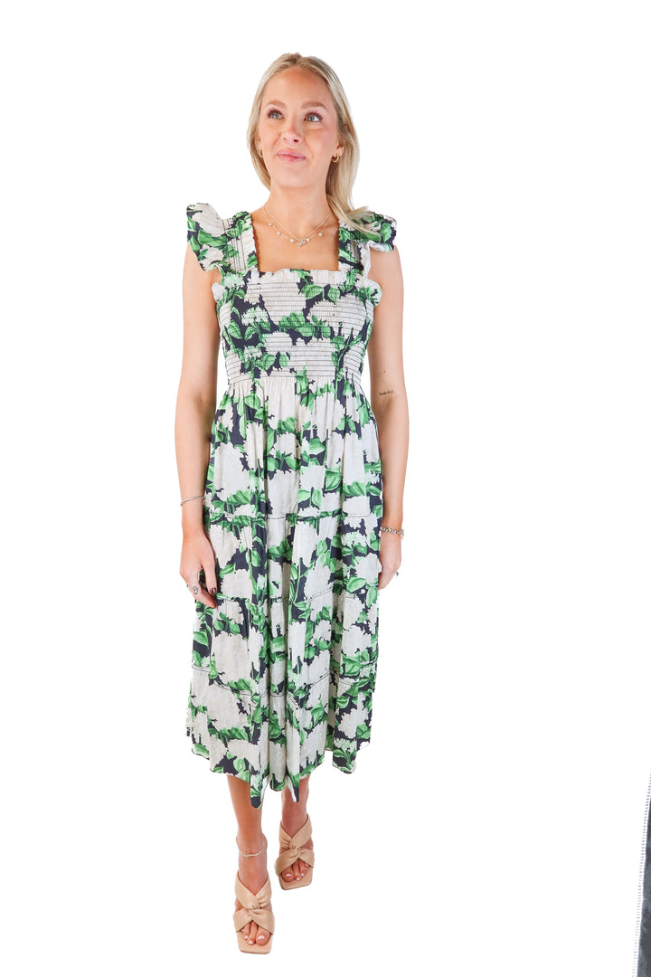 hill house peony nap dress (xxs)
