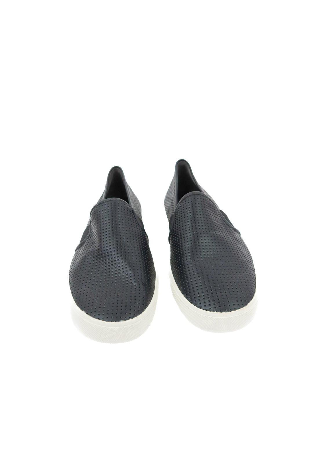 vince black perforated slip ons (7)