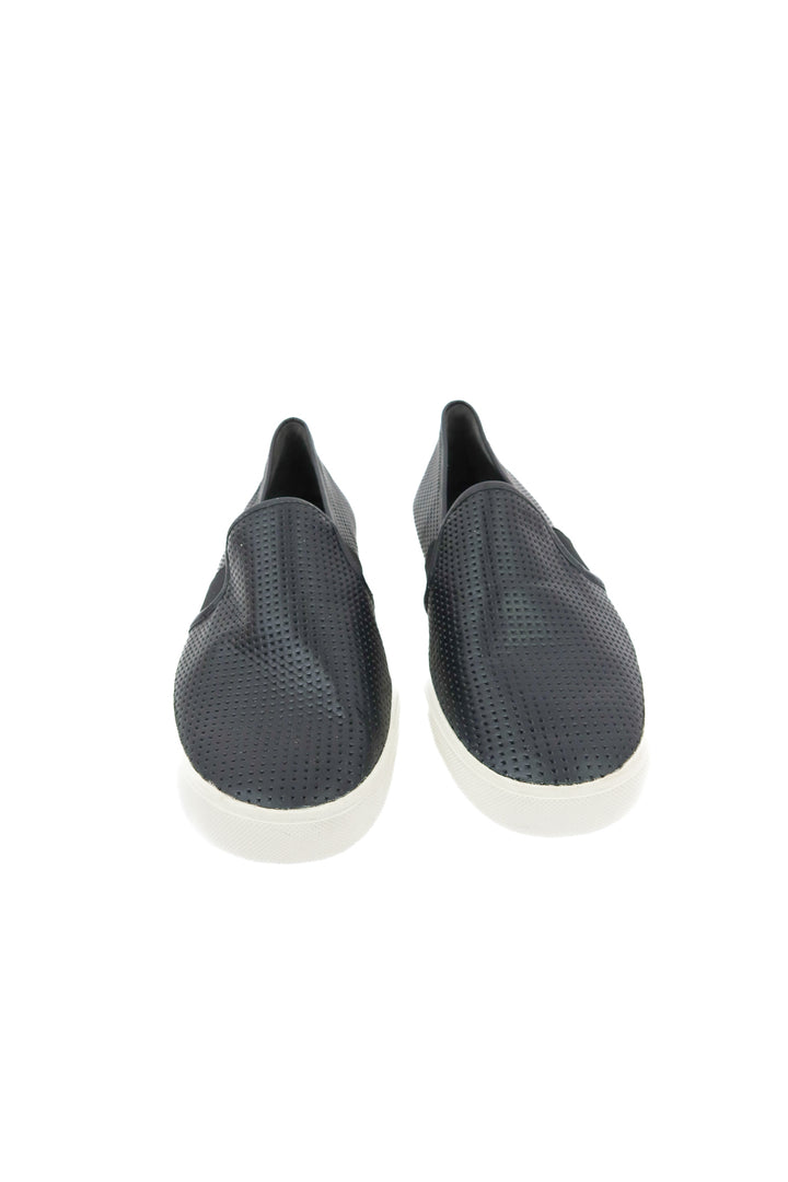 vince black perforated slip ons (7)
