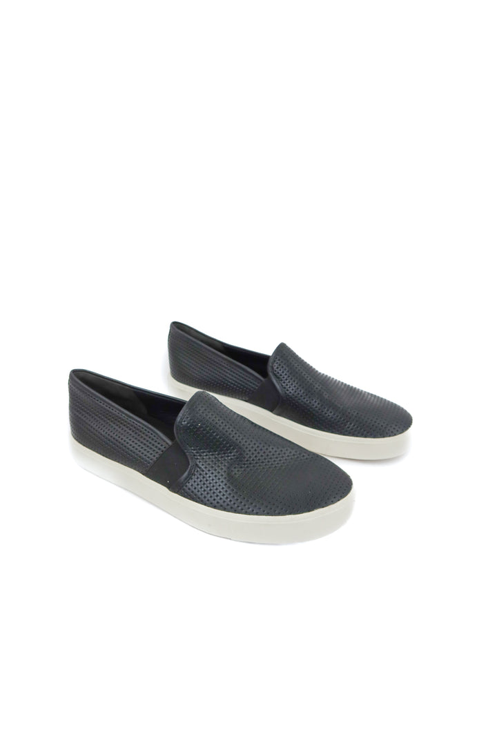 vince black perforated slip ons (7)