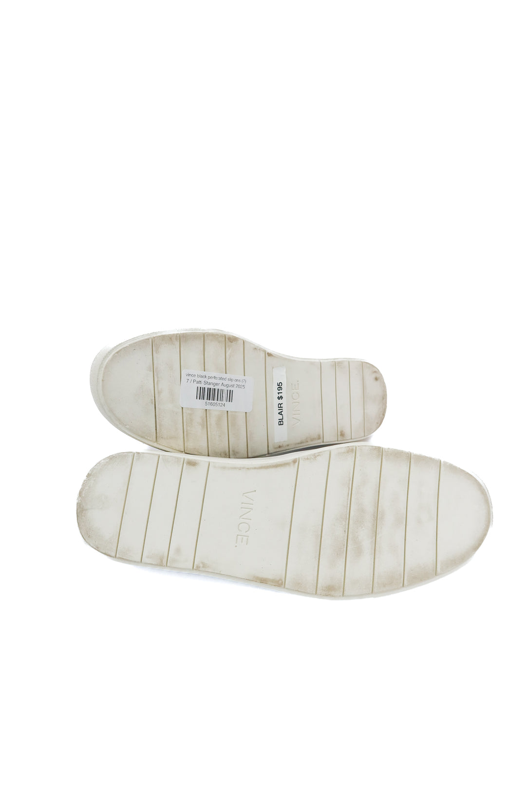 vince black perforated slip ons (7)