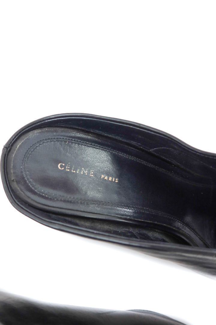 celine black mules (37)