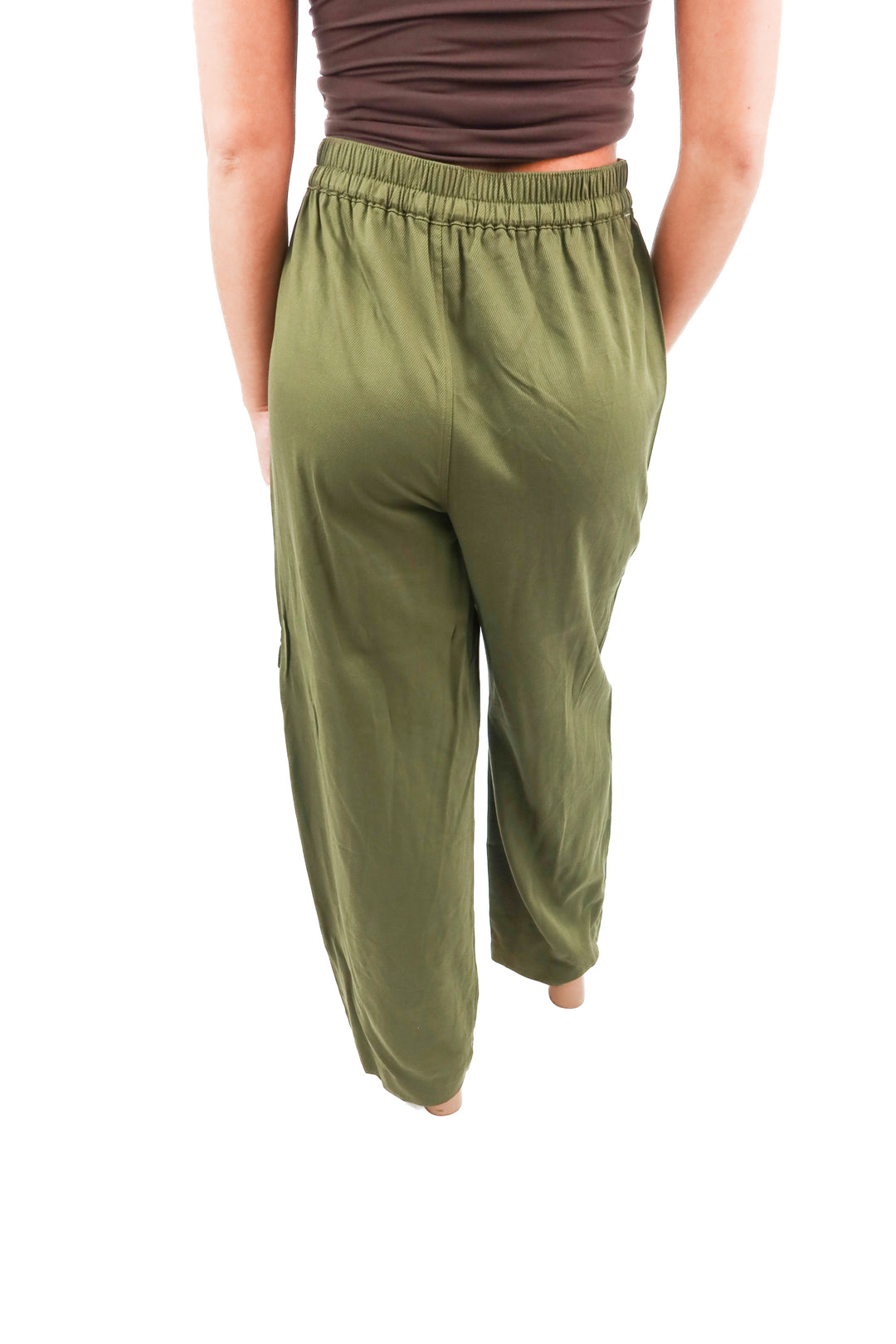 madewell green cargo pants (s; retail $128)