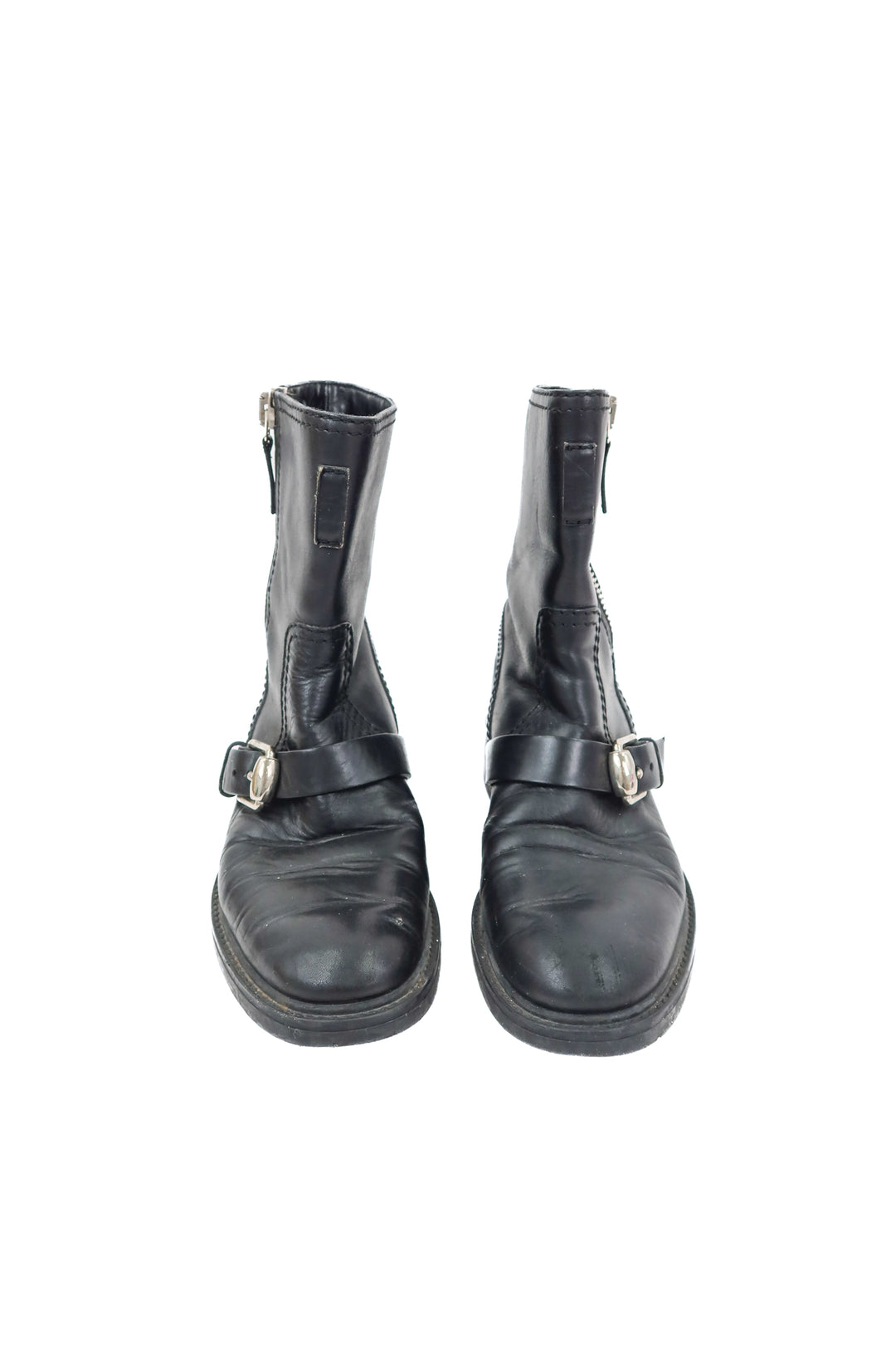 gucci black boots (37.5)