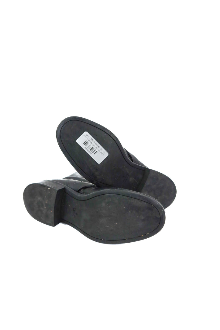 gucci black boots (37.5)