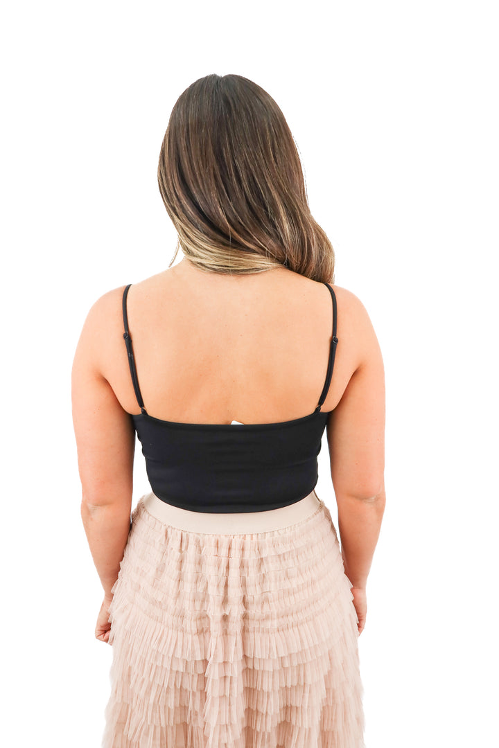 express body contour black bodysuit (m)