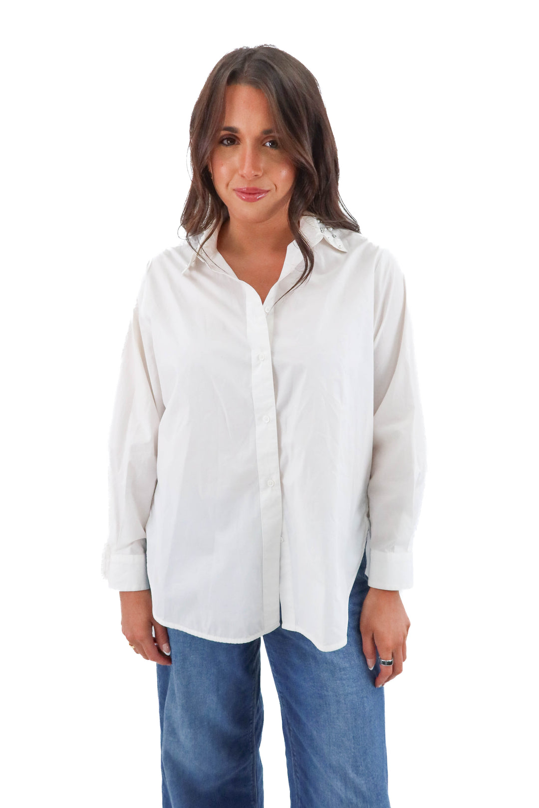 Sundays Bejeweled Button-Down (size m; retail $242)
