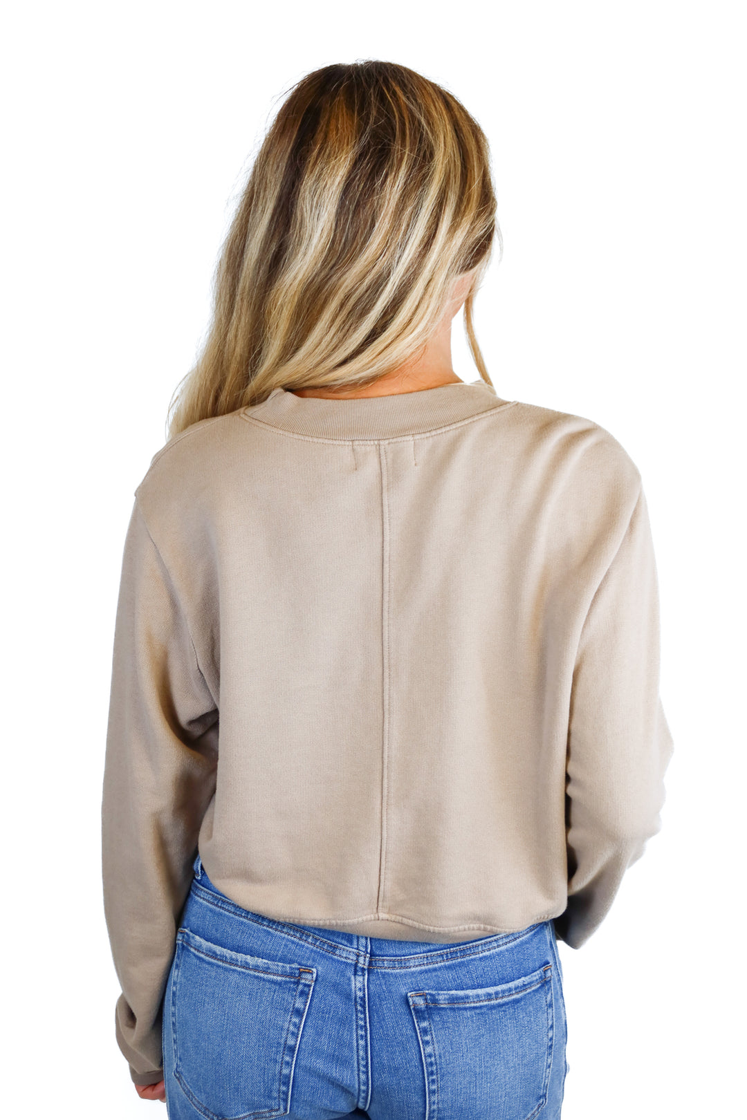 cotton citizen brown crewneck sweatshirt (s; retail $125)