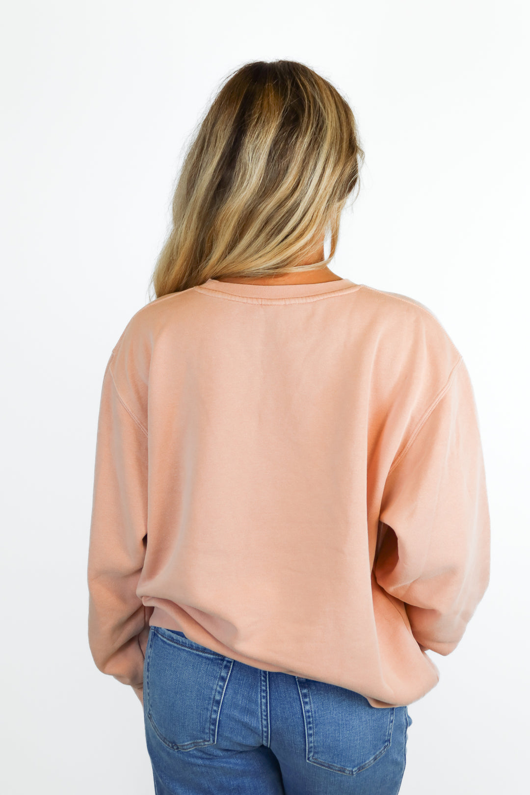 Alice & Wonder "Rosy" light pink crewneck (M)