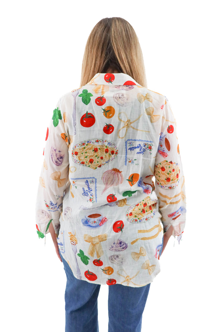 lisa says gah italy inspired top (l; retail $128)