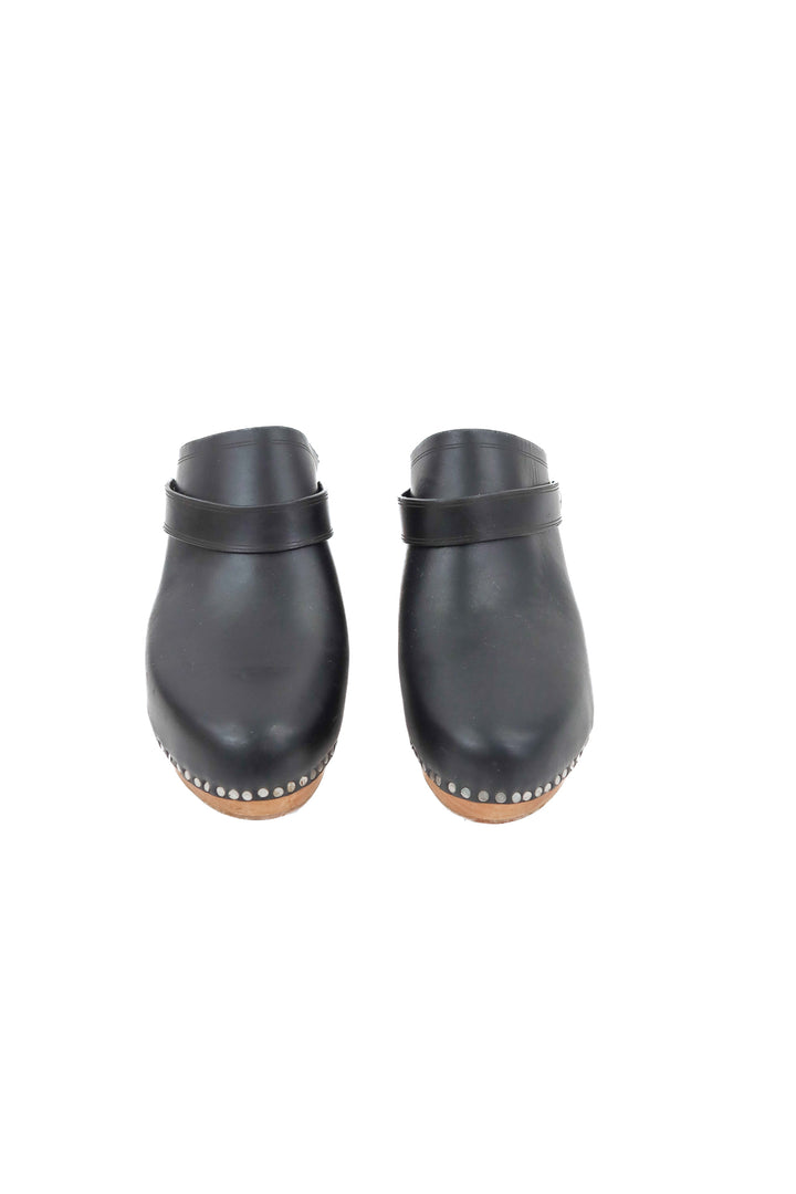 Isabel Marant Black Leather Clogs NWOT (39/ US 8-9; retail $495)
