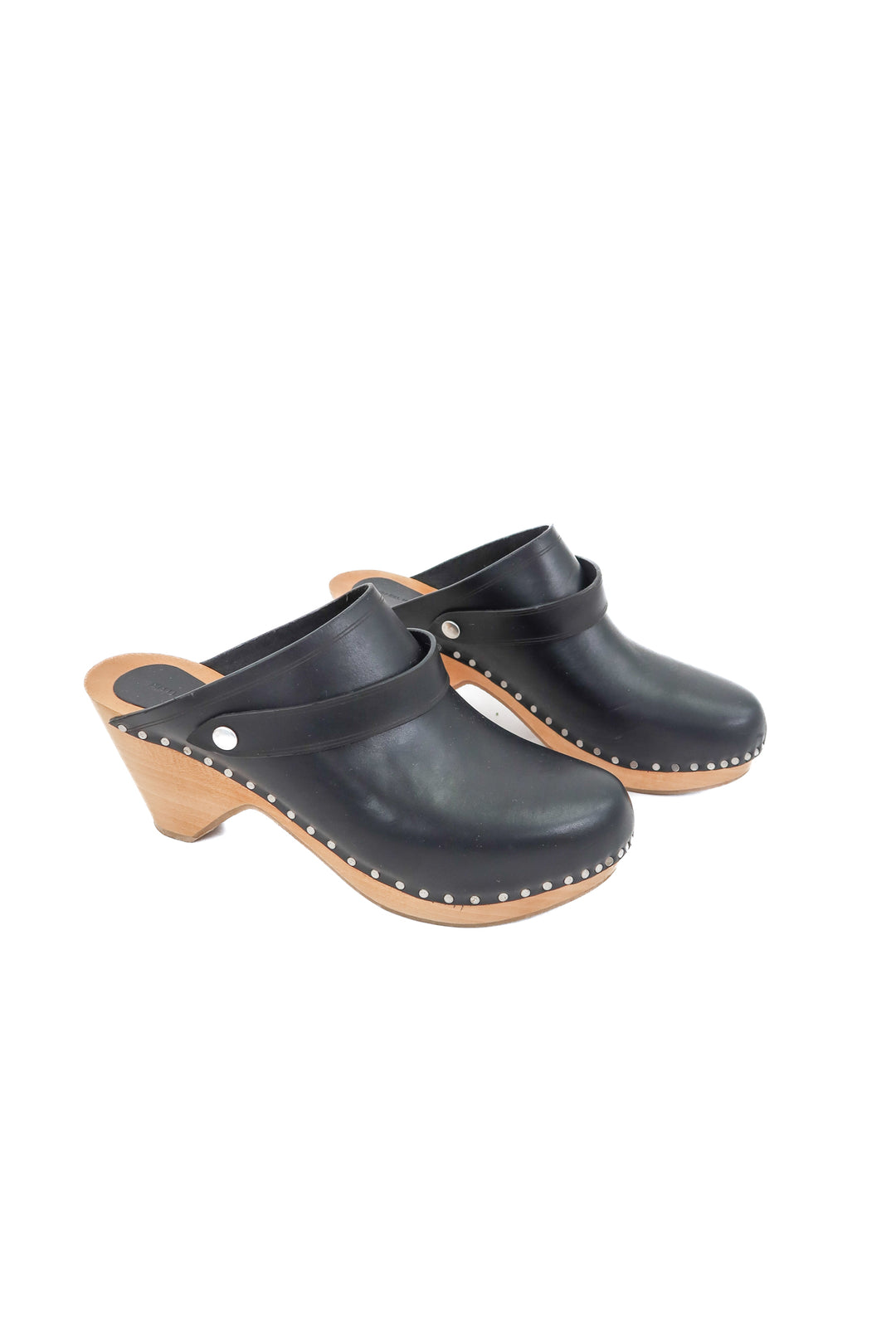 Isabel Marant Black Leather Clogs NWOT (39/ US 8-9; retail $495)