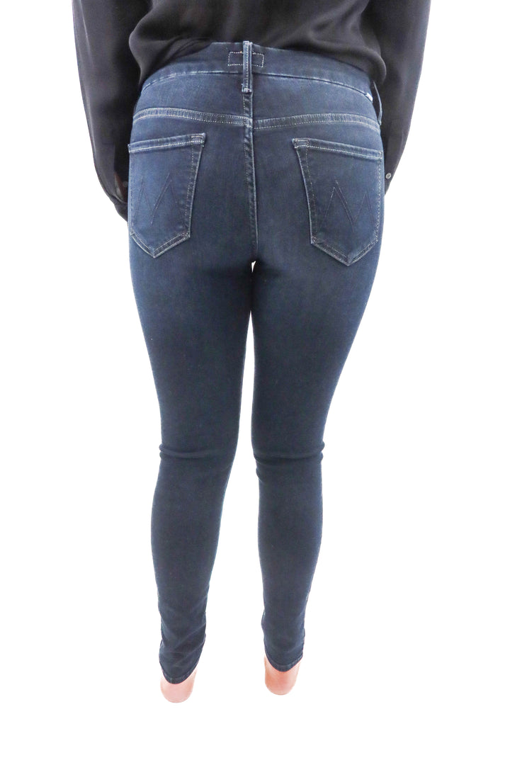 Mother High-Waisted dark wash "Looker" jean (27; retail $278)