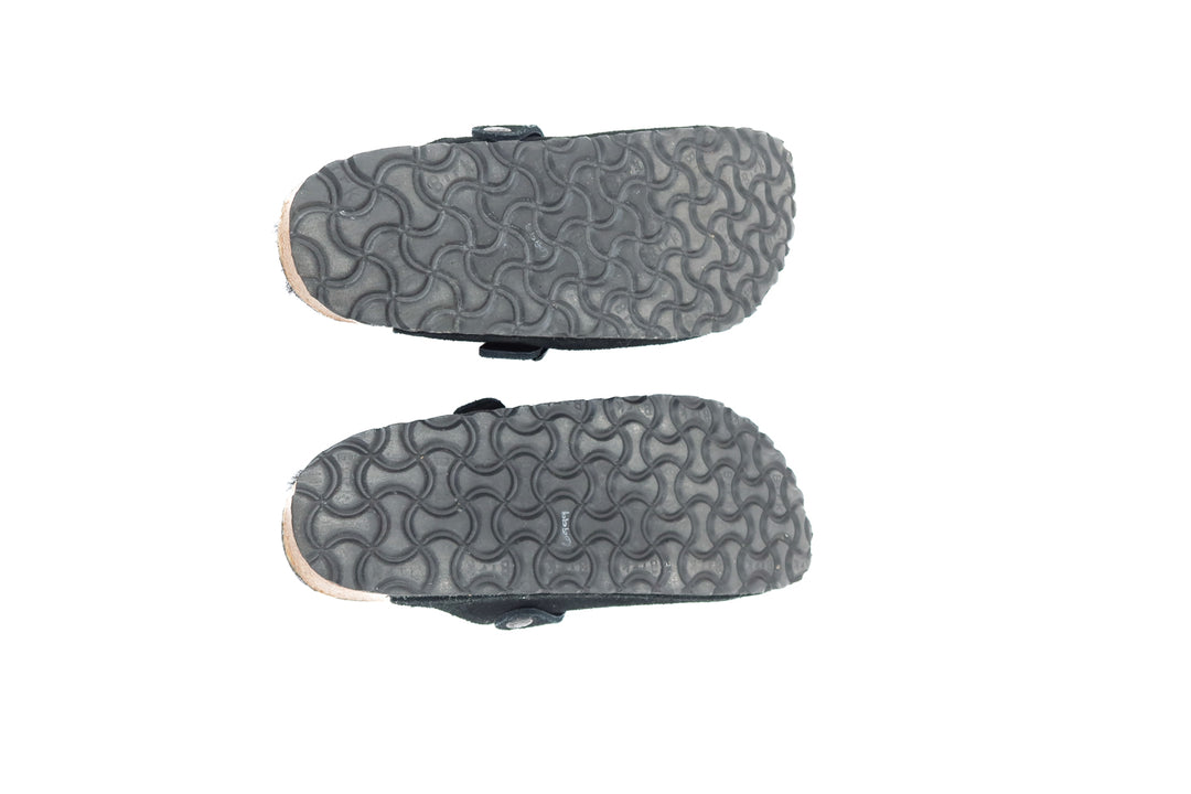 Black Birkenstocks with fur interior (39/ US 8-9)