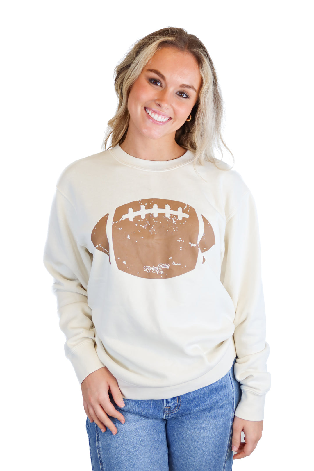 living fully X mallory ervin gameday crewneck (s)