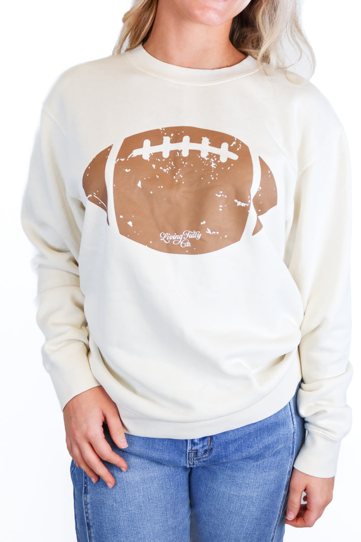 living fully X mallory ervin gameday crewneck (s)