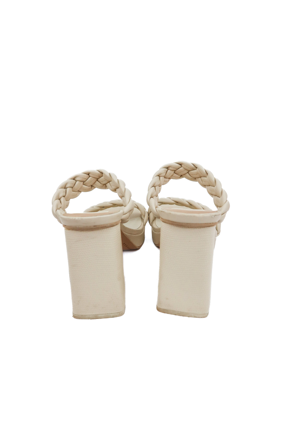 Dolce Vita cream braided sandals (7; retail $125)
