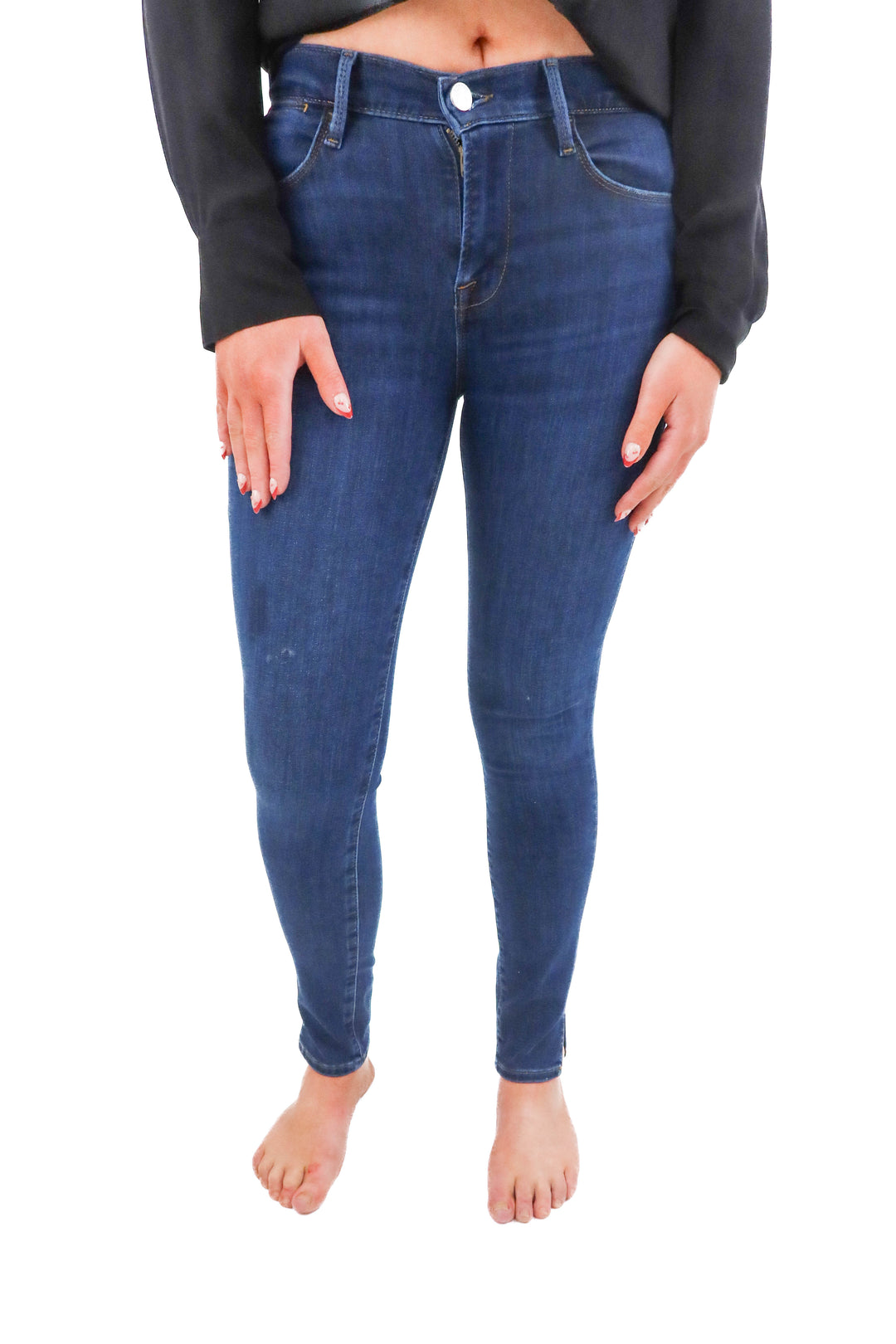 Frame Le High skinny jean (26; retail $258)