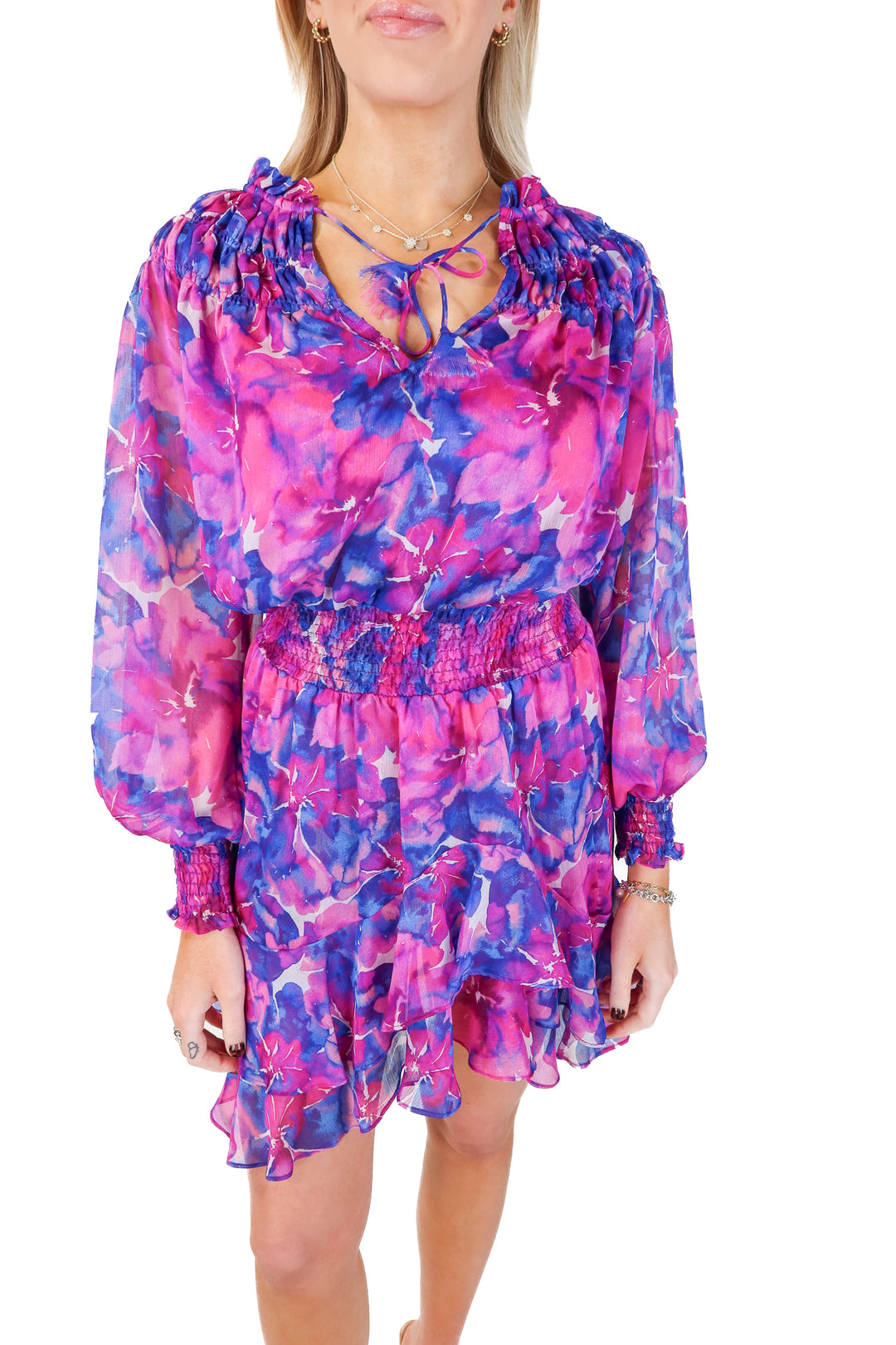 misa watercolor dress (xs)