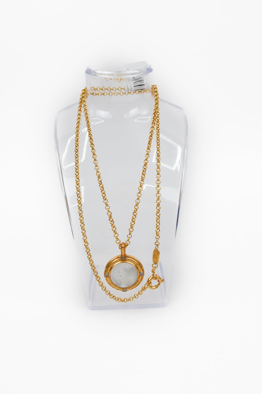 Julie Vos mother of pearl long necklace (retail $365)