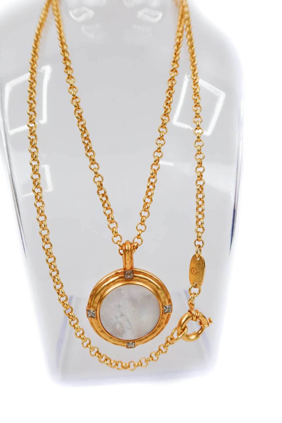 Julie Vos mother of pearl long necklace (retail $365)