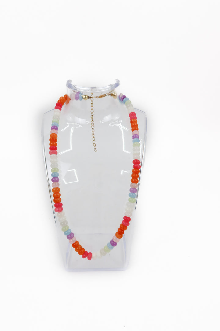 Allie + Bess multicolor beaded necklace (retail $95)