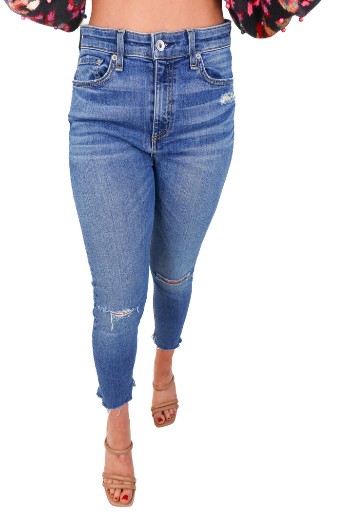 rag & bone medium wash distressed jean (26)