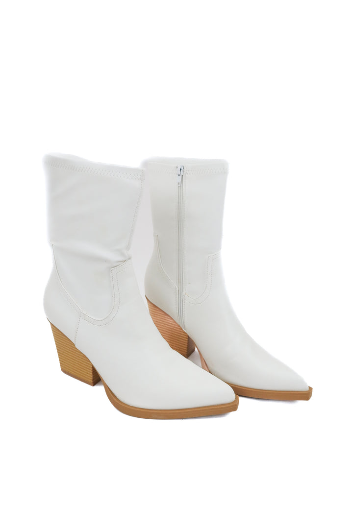 Lulus white boots (7.5; retail $79)