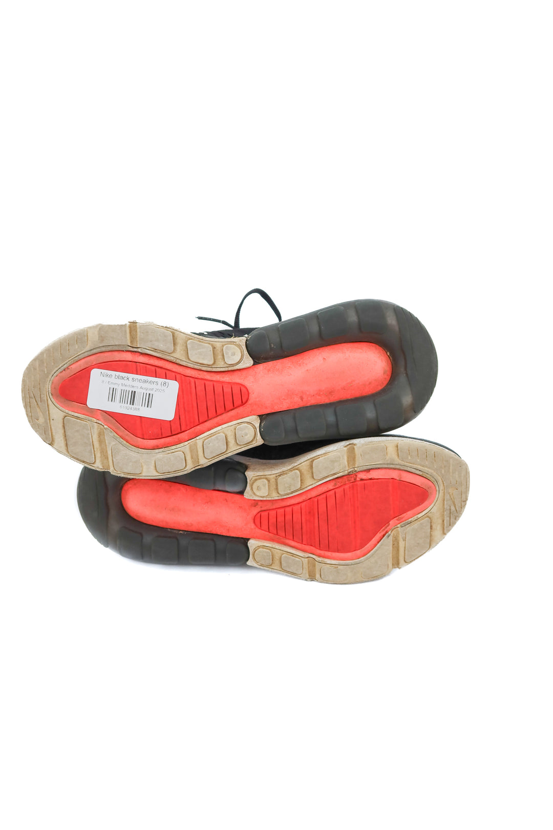 Nike black sneakers (8; retail $170)