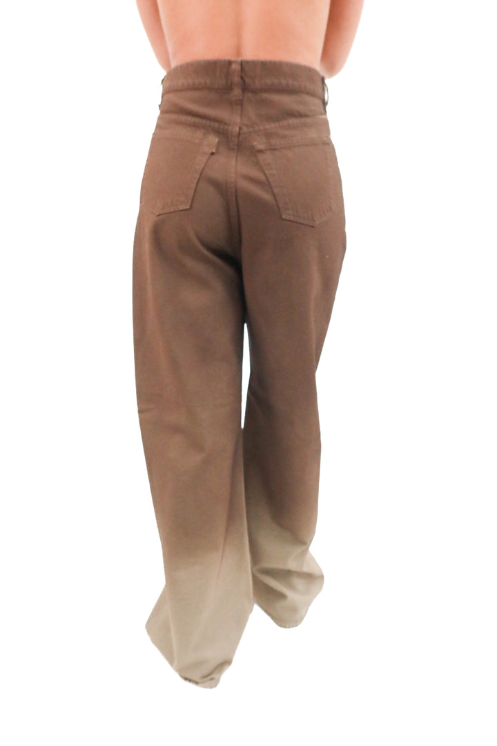 3x1 skater jeans in brown (25; retail $325)