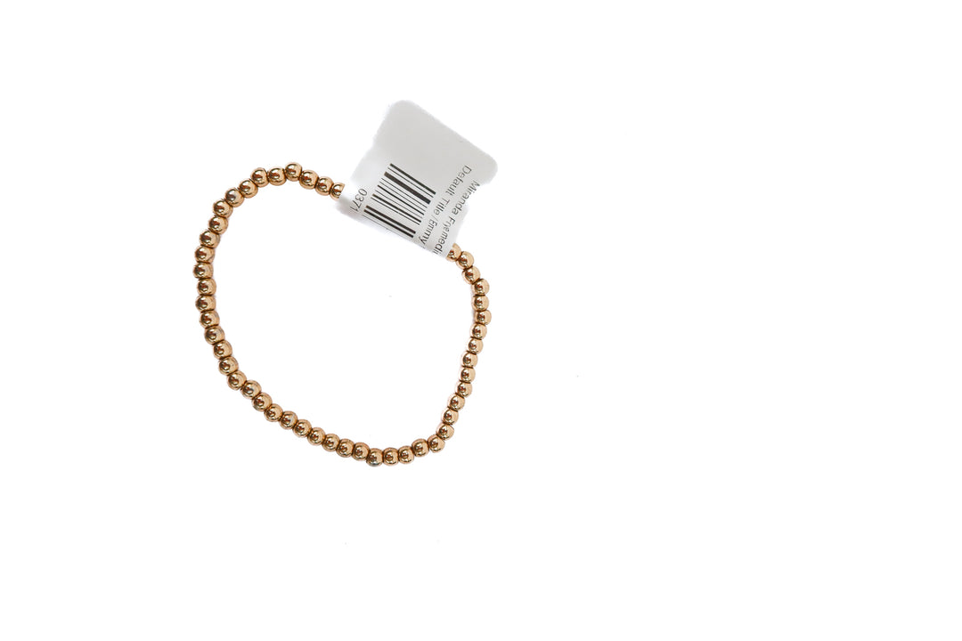 Miranda Frye medium gold ball bracelet (retail $124)