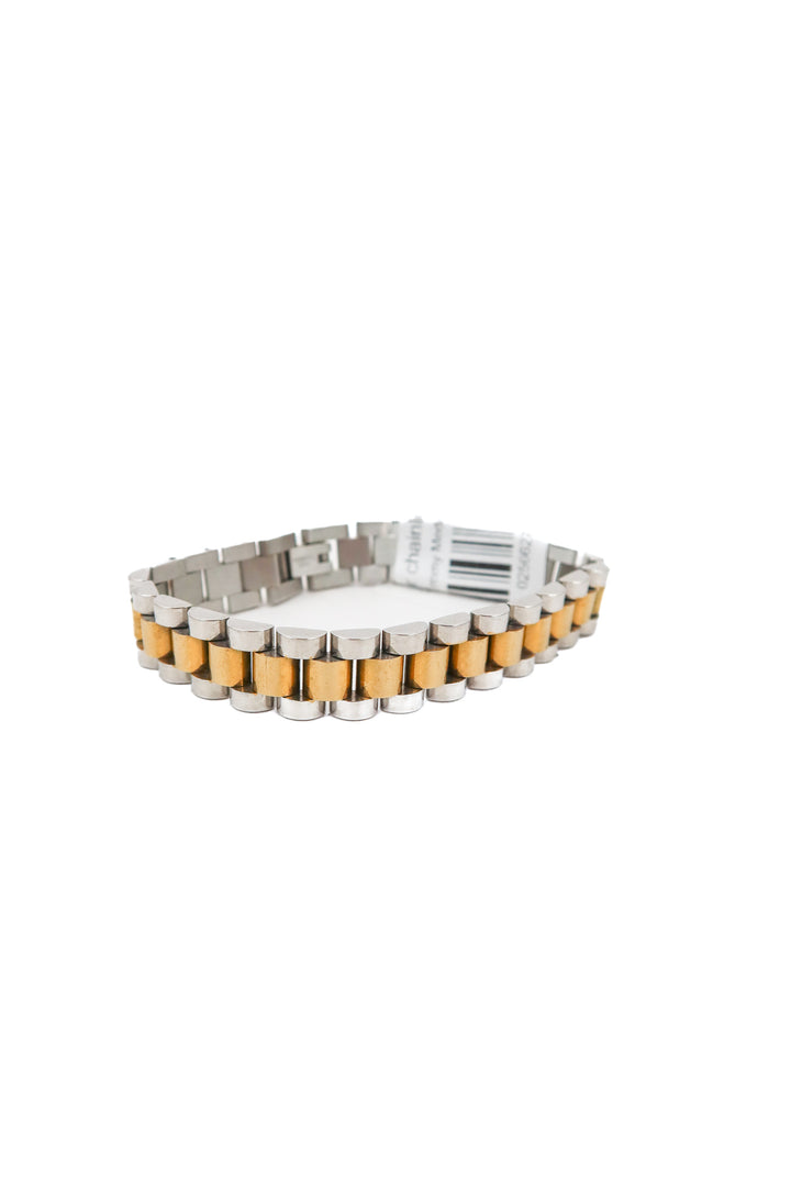 Gold/silver chainlink bracelet