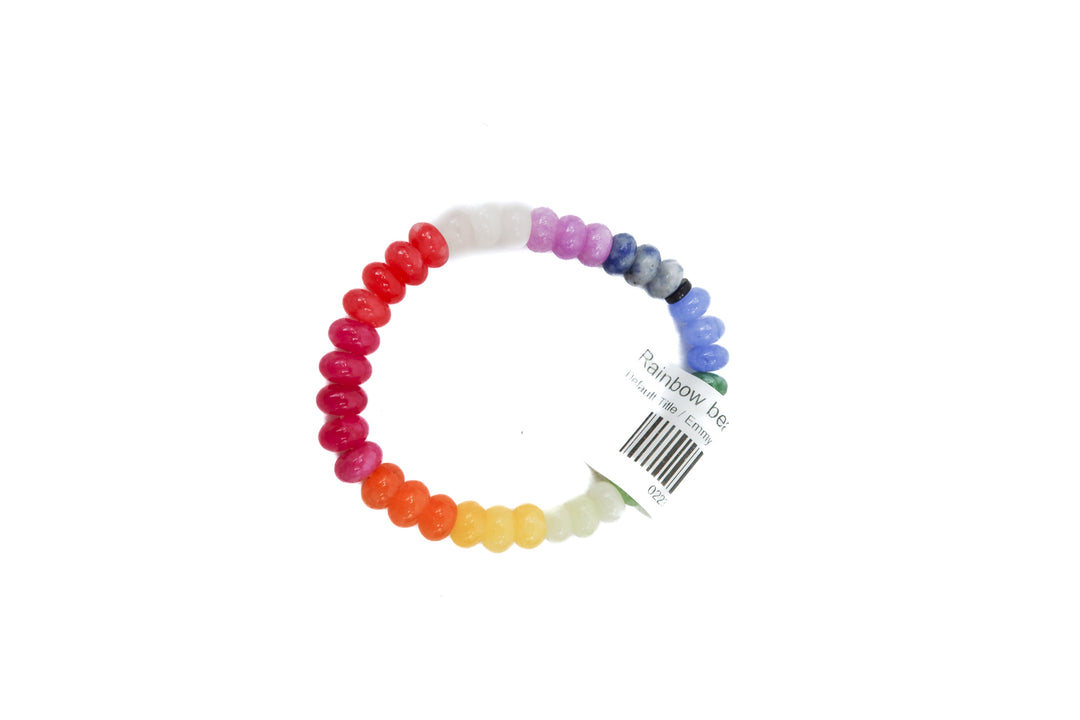 Rainbow beaded bracelet