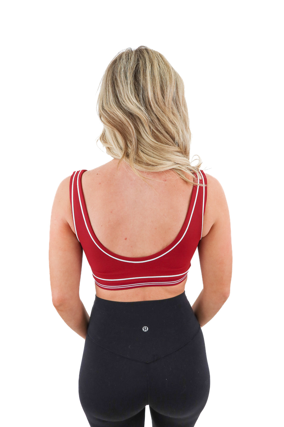 red sports bra (XS)