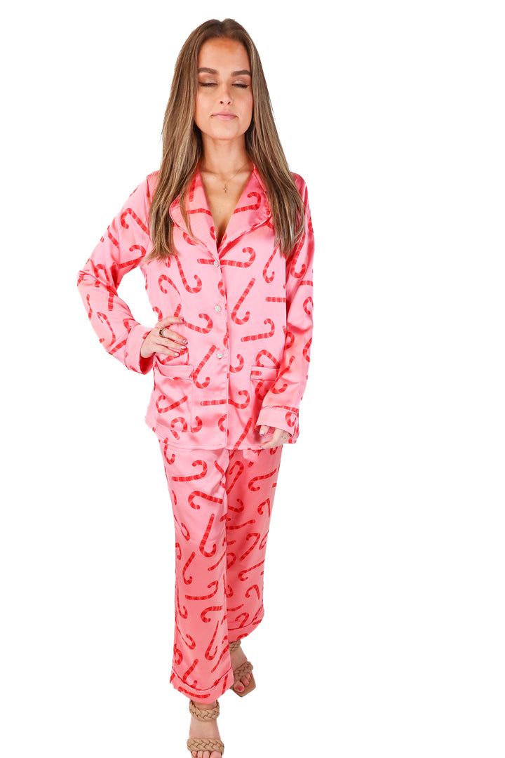 buddy love candy cane pajamas (m)