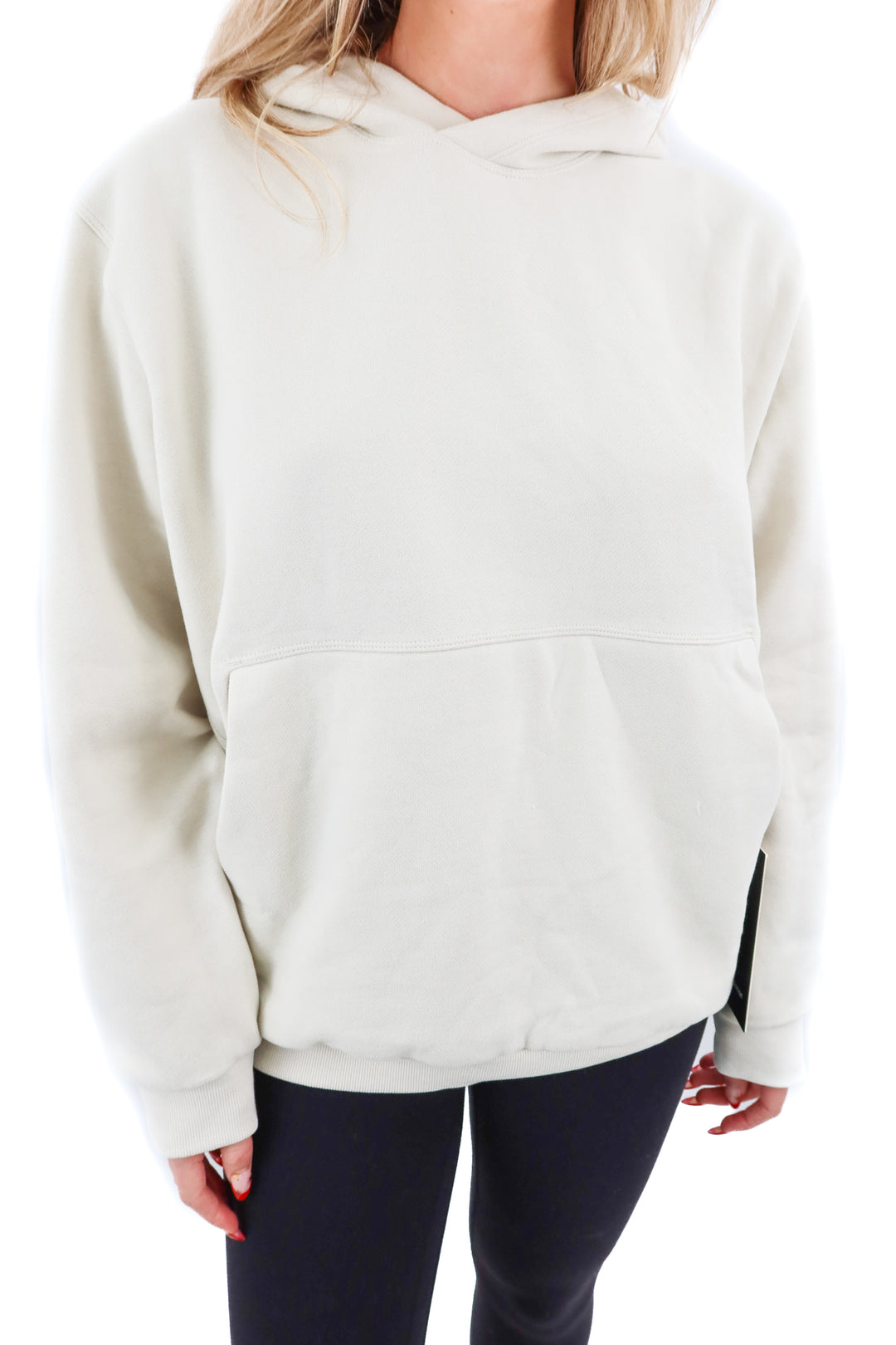 lululemon bone steady state pullover hoodie nwt (m; retail $128)