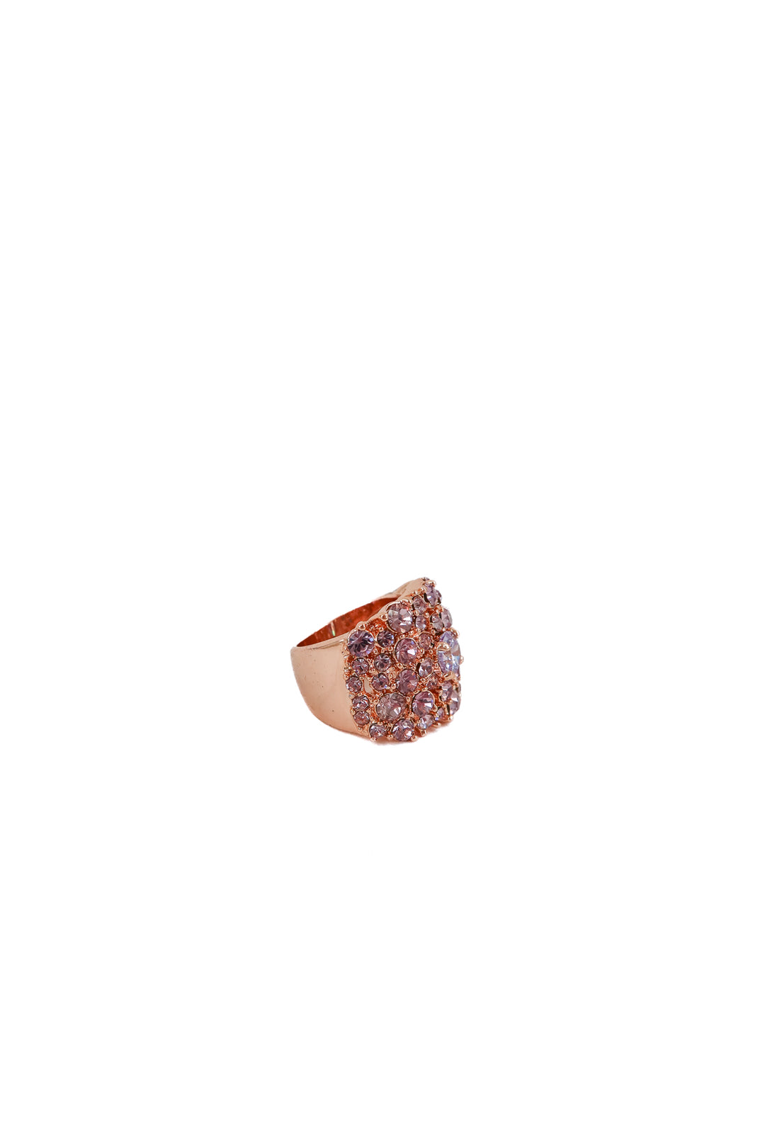 je t'aime by patti stanger rose gold crystal ring NWT (8; retail $60)