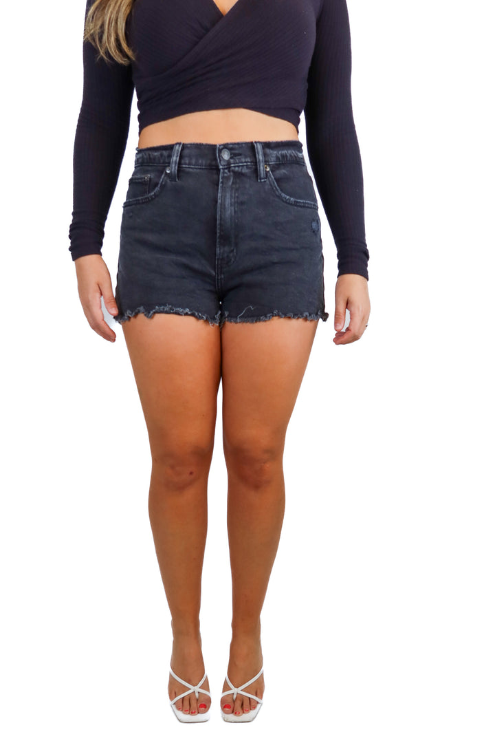 Abercrombie Black Denim Cutoff Shorts (28/6)