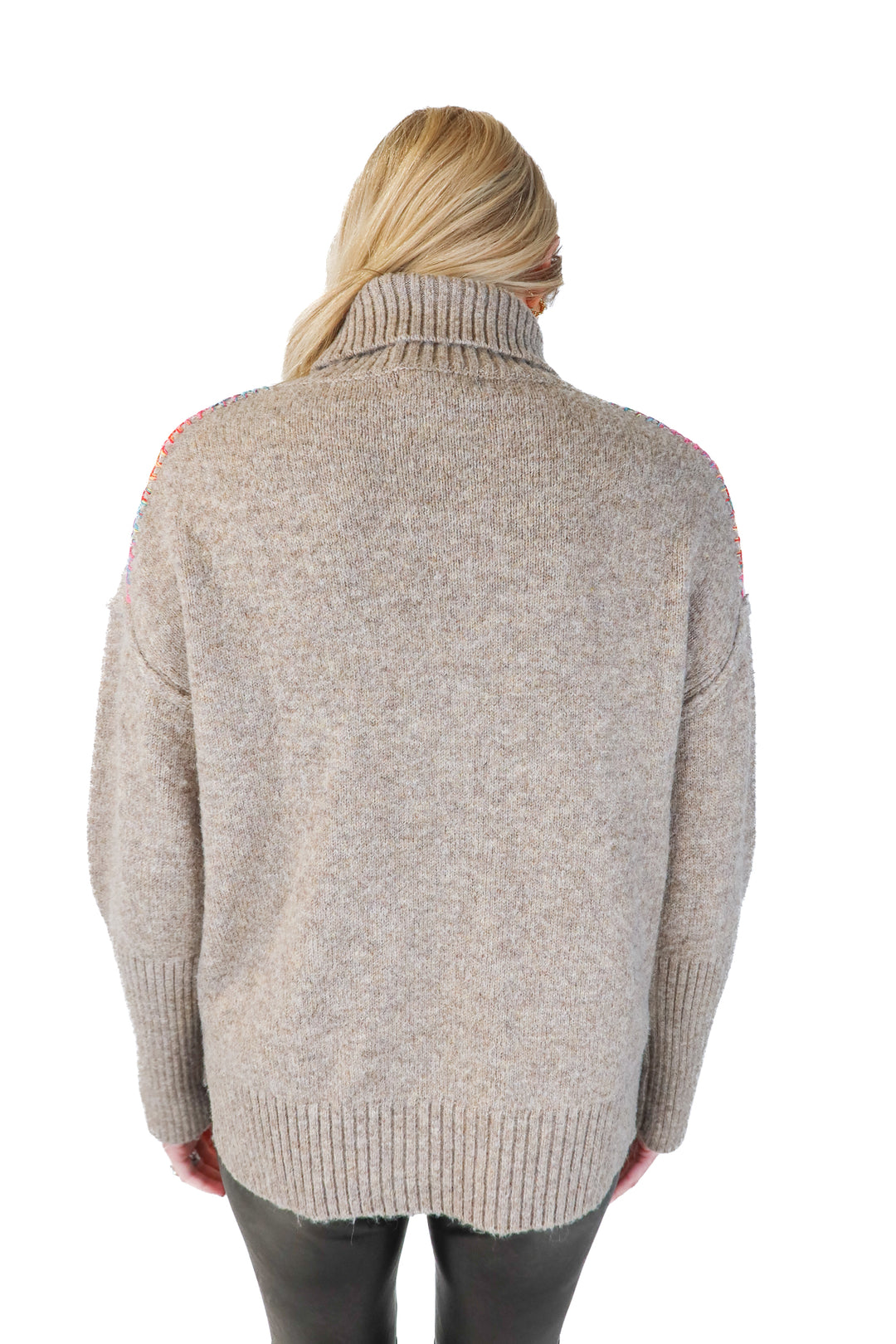 listicle give me love chunky turtleneck sweater (s)