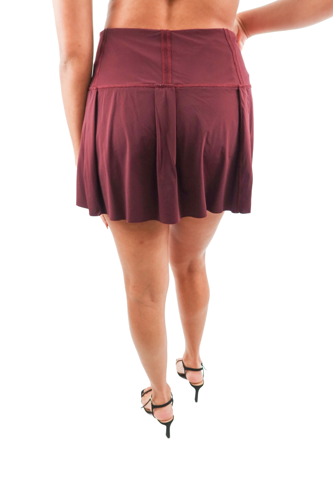 lululemon maroon active skort (8)