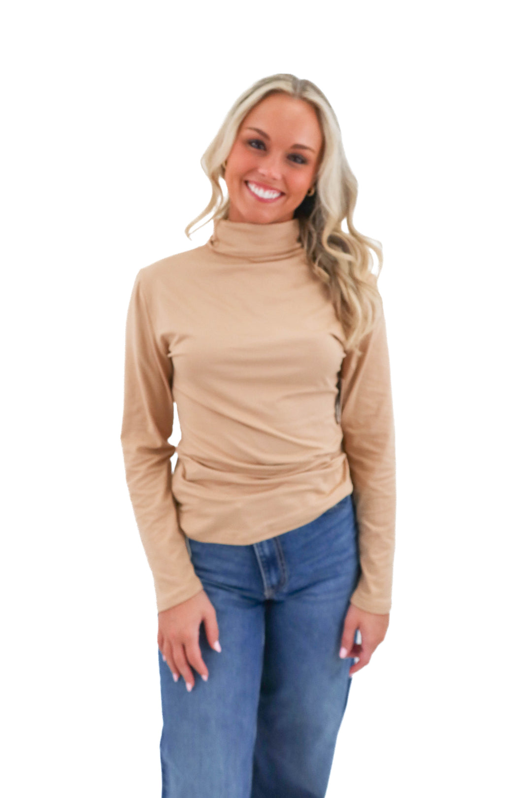 ekouaer tan turtleneck (m)