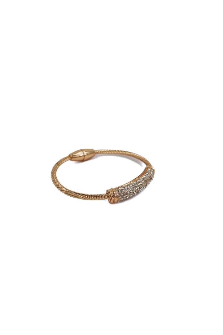 je t'aime by patti stanger rose gold twist crystal bracelet